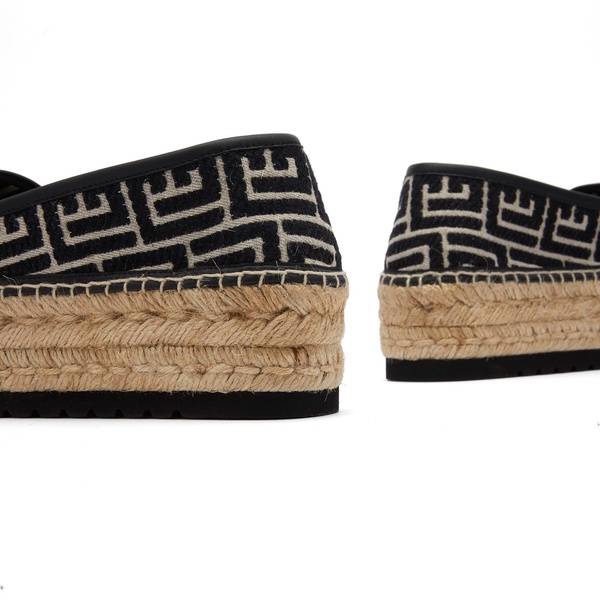 Alex canvas espadrilles with PB Labyrinth monogram
