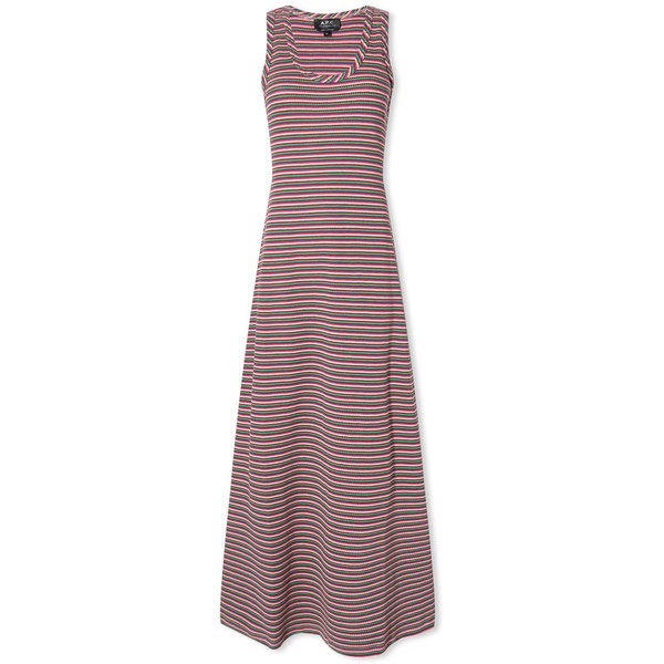 A.P.C. Shelly Striped Maxi Dress