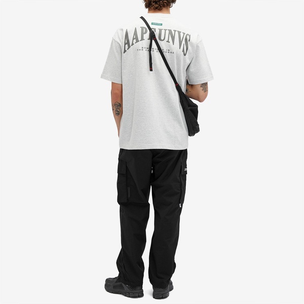 AAPE Badge Print Crew Neck T-Shirt