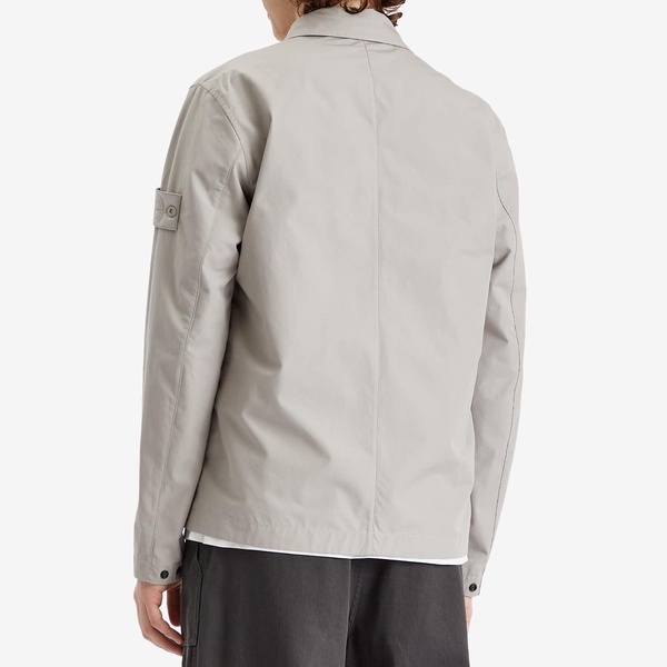 Stone Island Ghost Piece Weatherproof Canvas Shirt Jacket