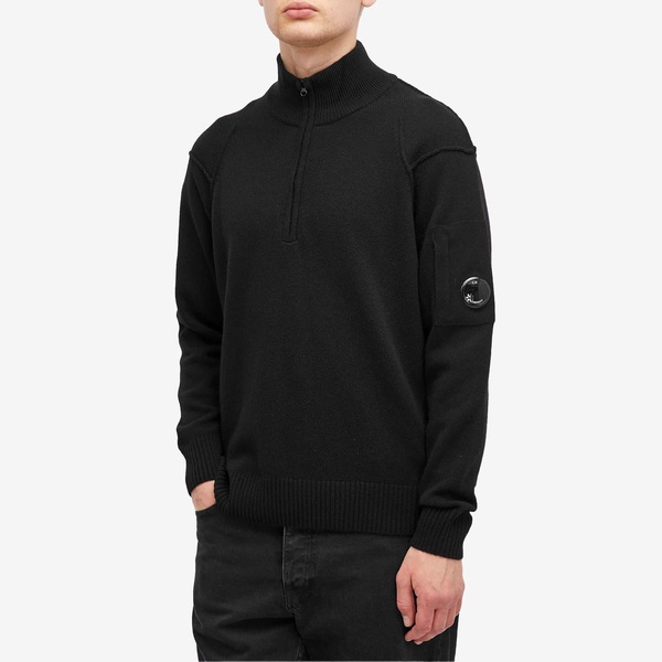 C.P. Company Lambswool Grs Half Zip Knit