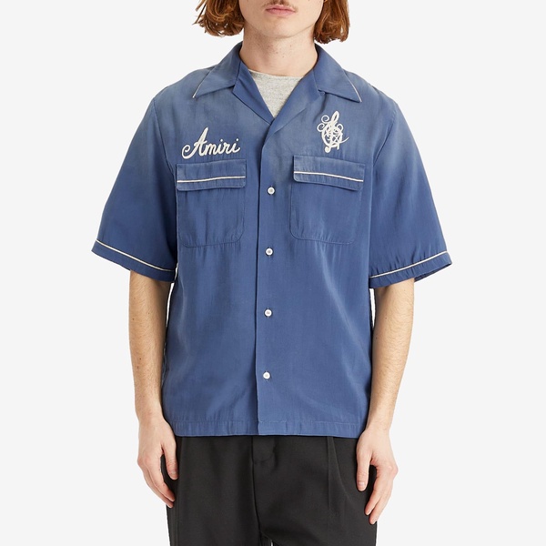 AMIRI Saturday Night Camp Collar Bowling Shirt