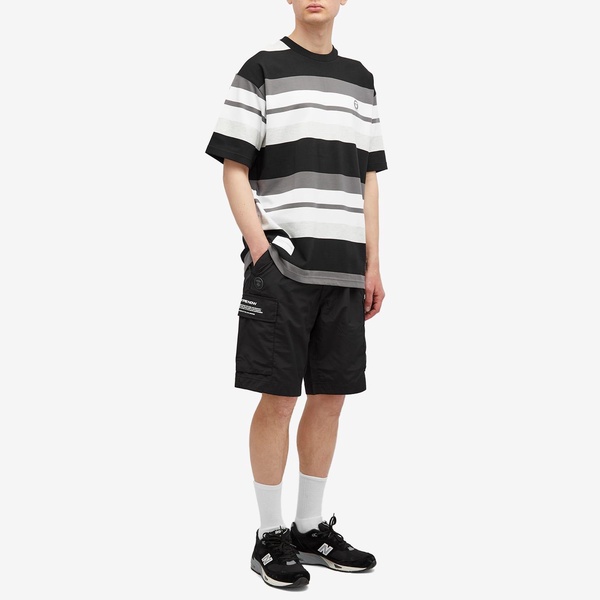 AAPE Blod Stripe Crew Neck T-Shirt