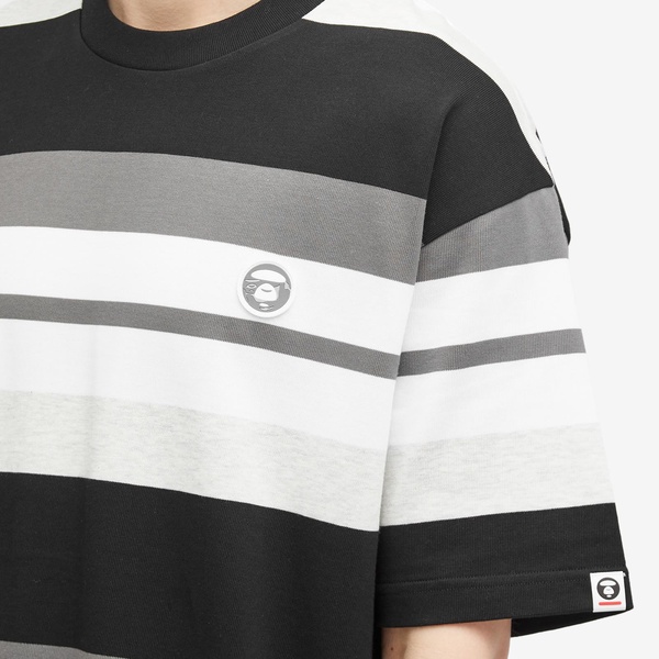 AAPE Blod Stripe Crew Neck T-Shirt
