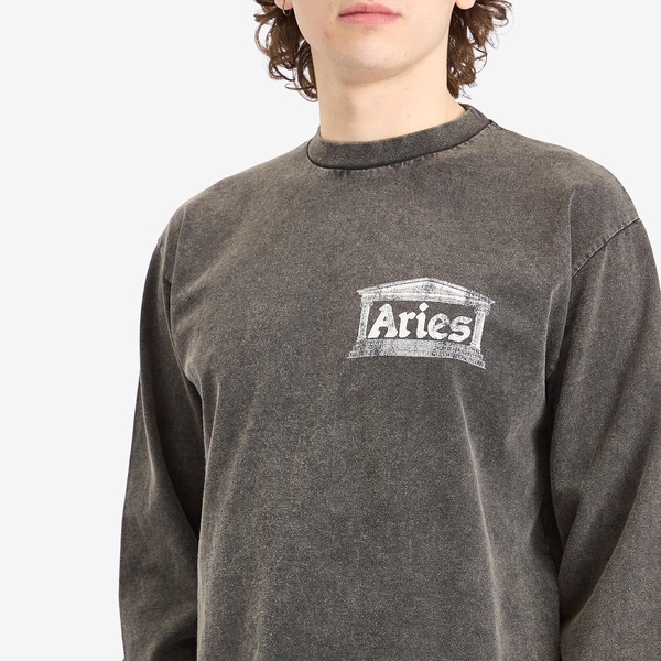 Aries Aged Ancient Temple Long Sleeve T-Shirt