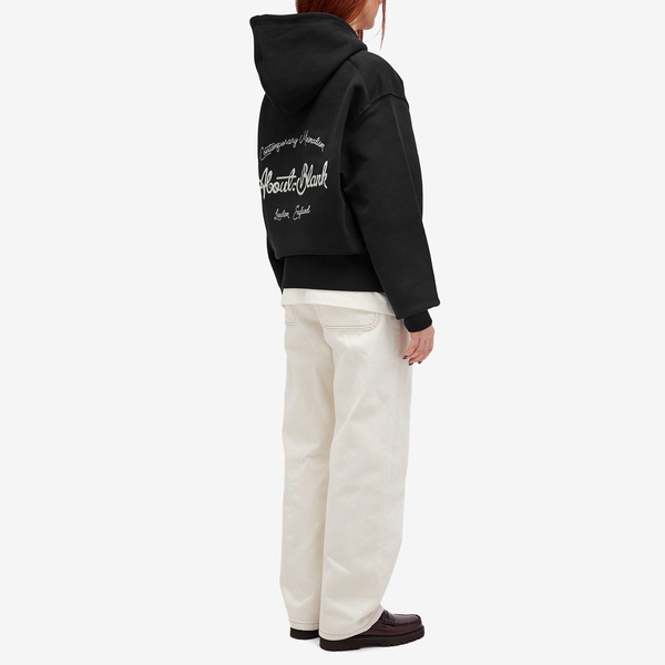 about:blank Chain Stitch Zip Hoodie - Presented by END.