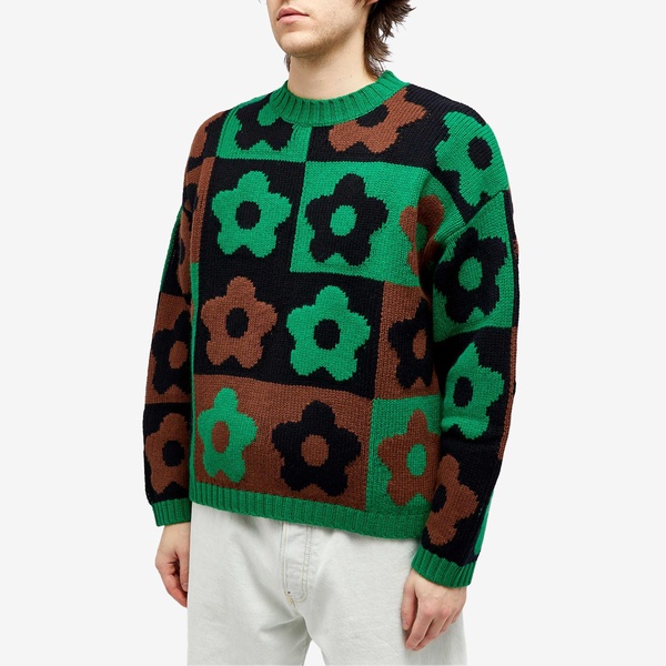 Kenzo Boke Checkerboard Crew Knit