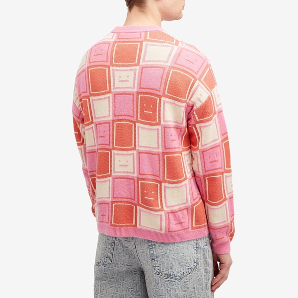 Acne Studios Klock 3 Tones Face Jumper