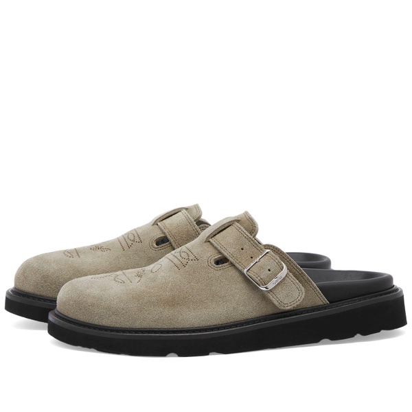 Kenzo Matto Suede Clog Shoes