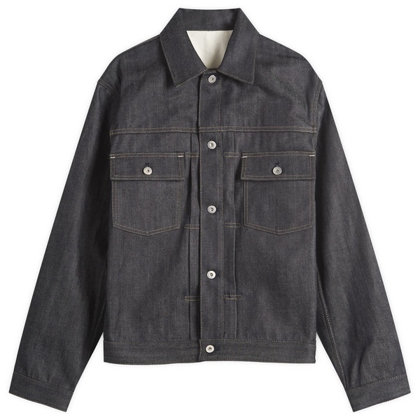 Jil Sander Raw Denim Trucker Jacket