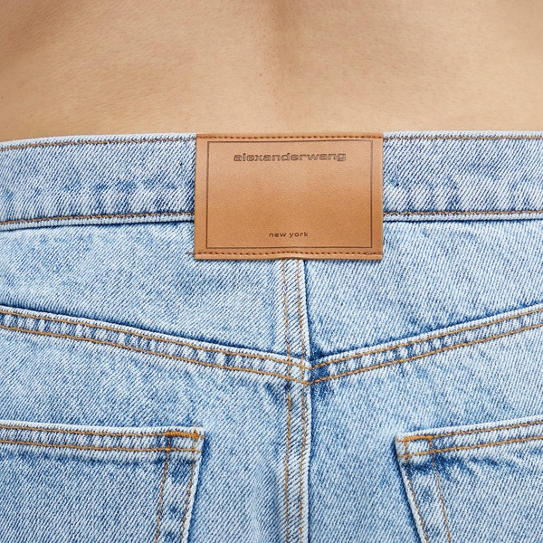 Alexander Wang Oversized Rounded Low Rise Jean