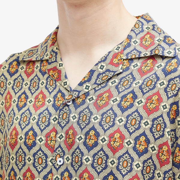 Drôle de Monsieur Tile Print Vacation Shirt