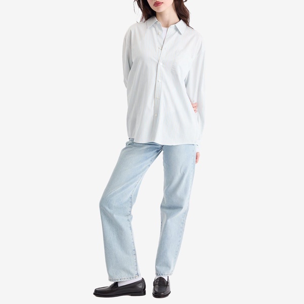 DUNST Unisex Striped Oversized Shirt