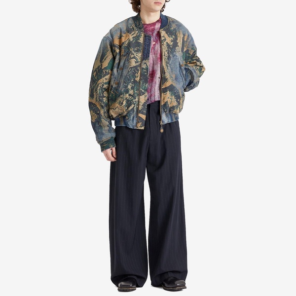 Acne Studios Oliev Denim Mossy Oak Bomber
