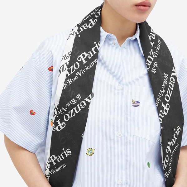 Kenzo Stole Logo Scarf