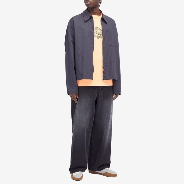 Acne Studios Edden Logo Wings Long Sleeve T-Shirt