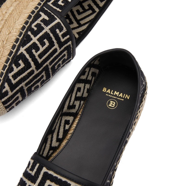Alex canvas espadrilles with PB Labyrinth monogram