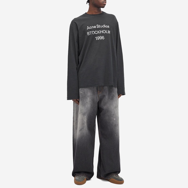 Acne Studios Edden 1996 Logo Long Sleeve T-Shirt