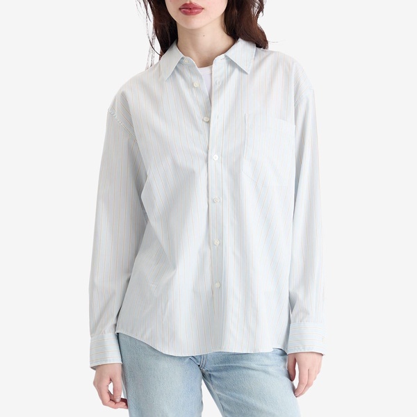 DUNST Unisex Striped Oversized Shirt