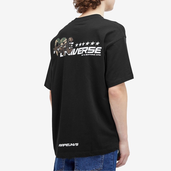 AAPE Woodland Camo Moonface T-Shirt