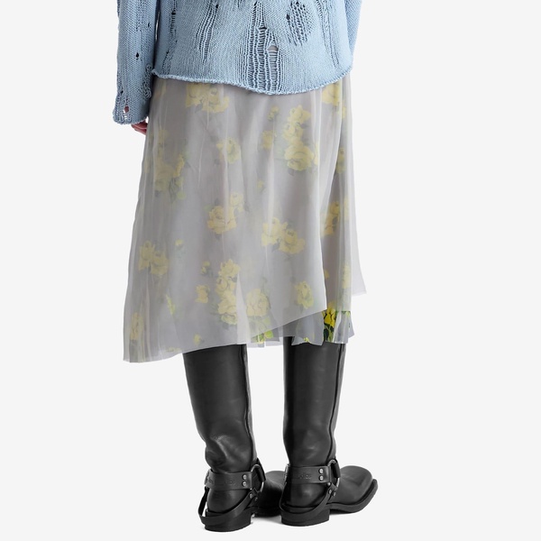 Acne Studios Iranee P Vintage Rose Skirt