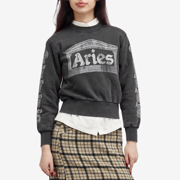 Aries Baby Fit Aged Ancient Column Sweatshirt