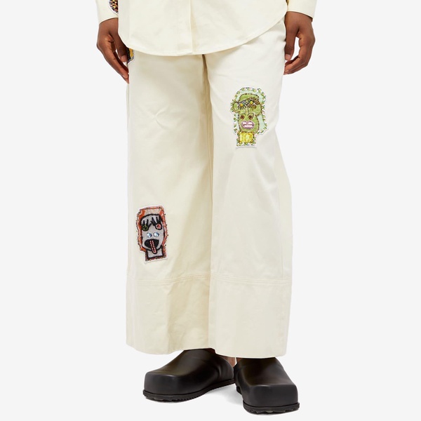 Alemais Players Embroidered Pants