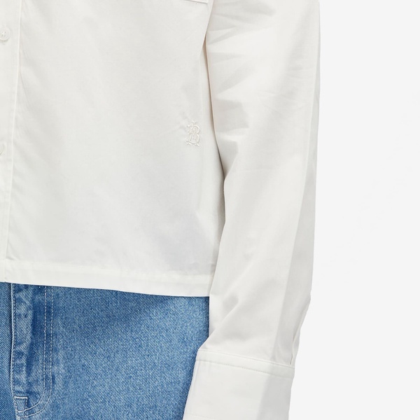 about:blank Cropped Pocket Shirt