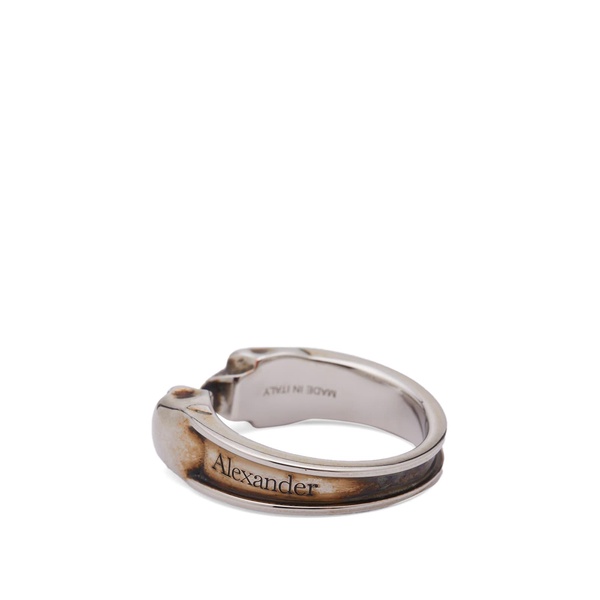 Alexander McQueen Twin Skull Ring