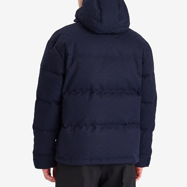 Gucci GG Canvas Down Hooded Jacket