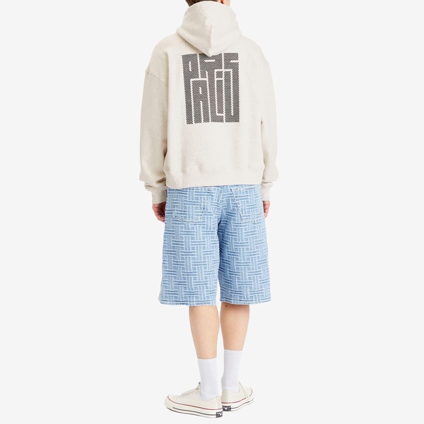 Kenzo Gots Kamon Embroidered Buttoned Hoodie