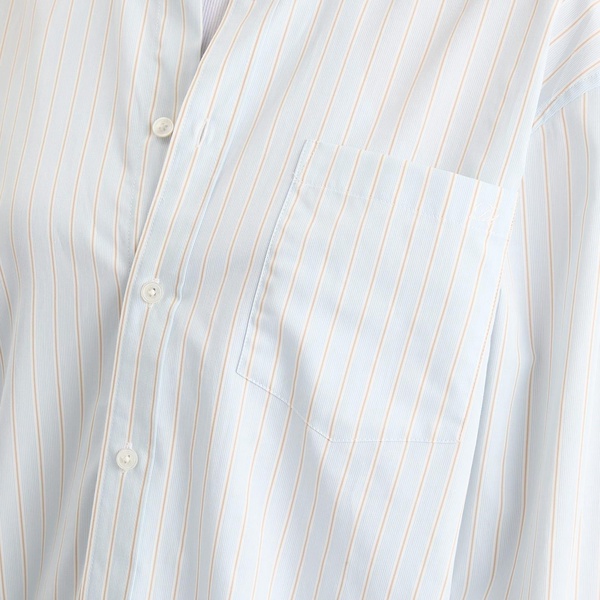 DUNST Unisex Striped Oversized Shirt