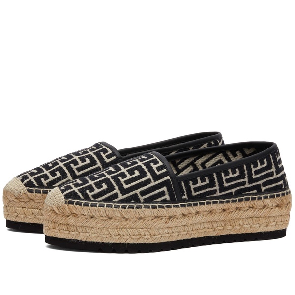 Alex canvas espadrilles with PB Labyrinth monogram