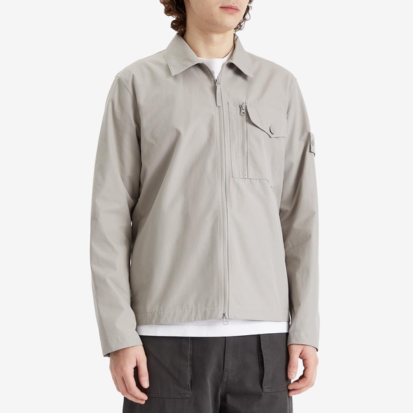 Stone Island Ghost Piece Weatherproof Canvas Shirt Jacket