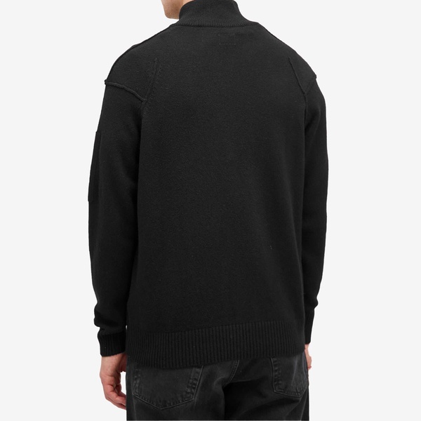 C.P. Company Lambswool Grs Half Zip Knit