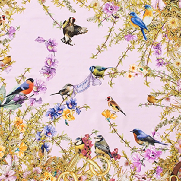 Silk Edwardian Garden Scarf