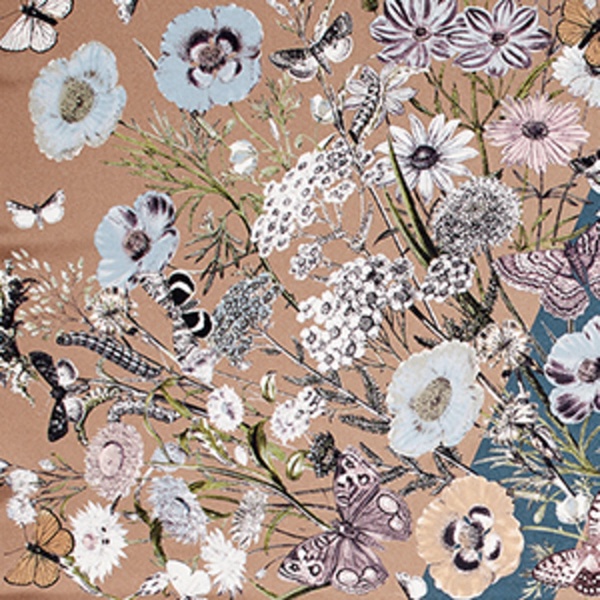 Silk Printed Square Scarf