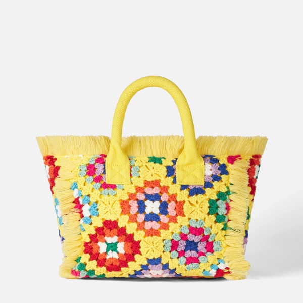 Colette Crochet Handbag With Fringes