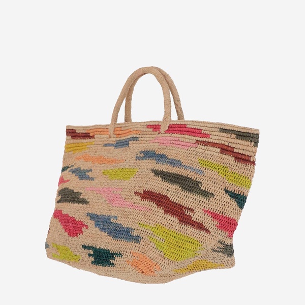 Vanilla Raffia Handbag