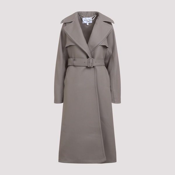 Alaïa Trench Coact Double Diagonal