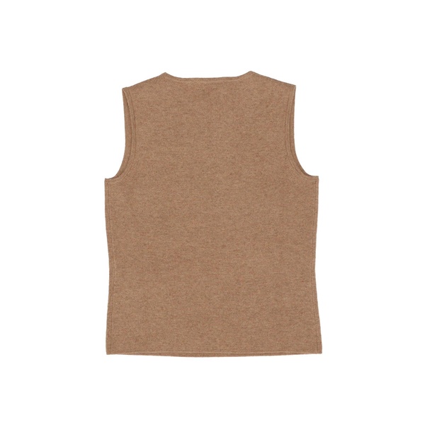 Camel Wool Blend Fosco Vest