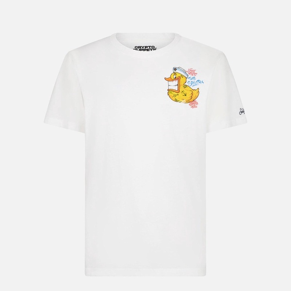 Man T-shirt With Crypto Duck Print | Crypto Puppets® Special Edition