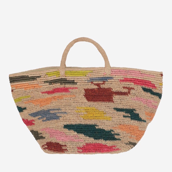 Vanilla Raffia Handbag