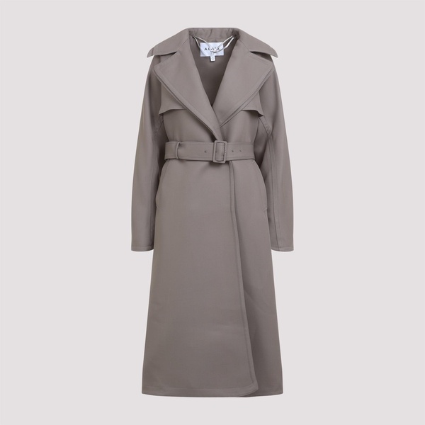 Alaïa Trench Coact Double Diagonal Women