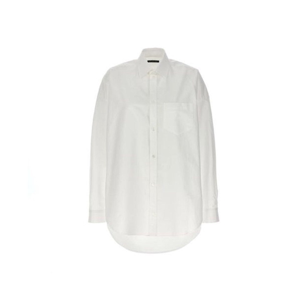 Balenciaga Poplin Oversize Shirt Women