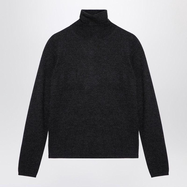 Max Mara Anthracite Grey Cashmere Turtleneck Women