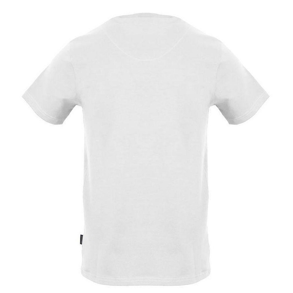 elegant contrast logo cotton men's tee