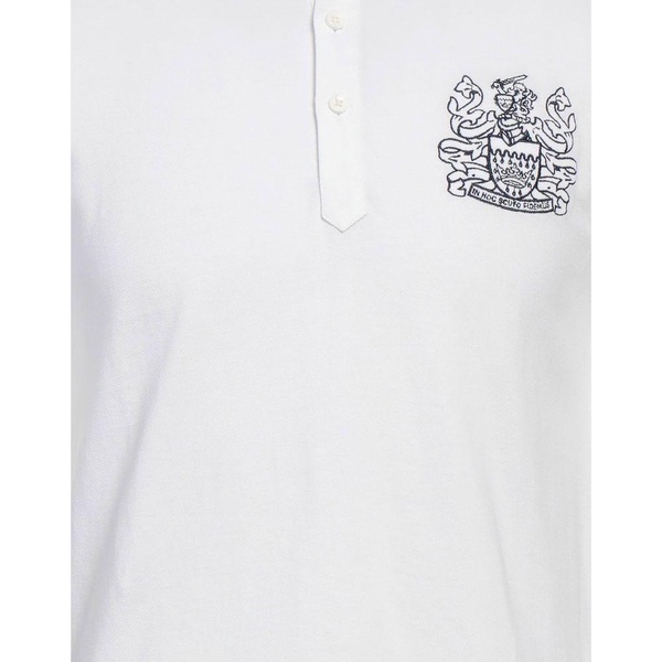 elegant cotton polo with signature men's details