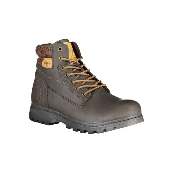 elegant lace-up contrast detail men's boots