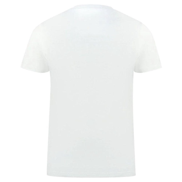 classic  cotton logo tee with flag men's detail